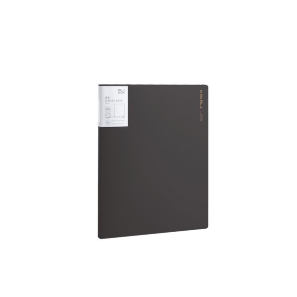 누사인 클래식 클리어파일 40P 다크그레이