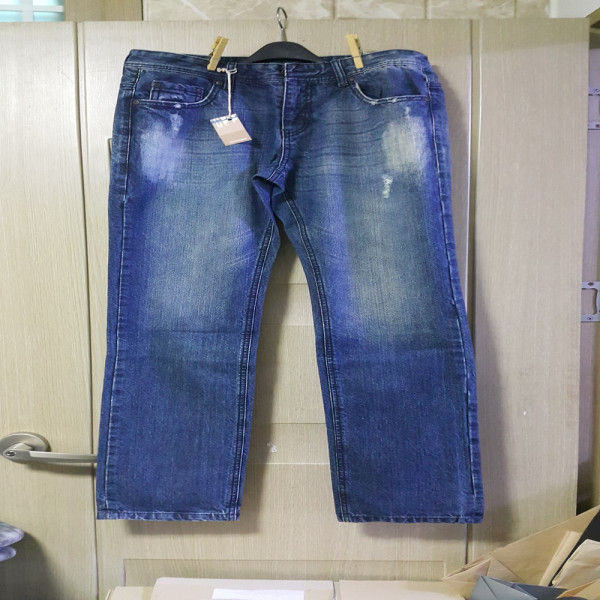 F273 30,32사이즈 총알 구제 일자 진 데님 청 바지