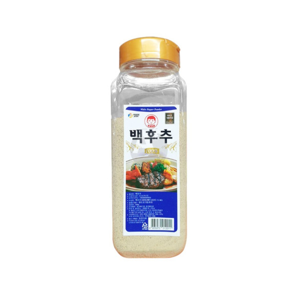 풍전식품 백후추 400g 하얀후추가루 향신료 시즈닝 식재료 후춧가루 흰후추 고기후추