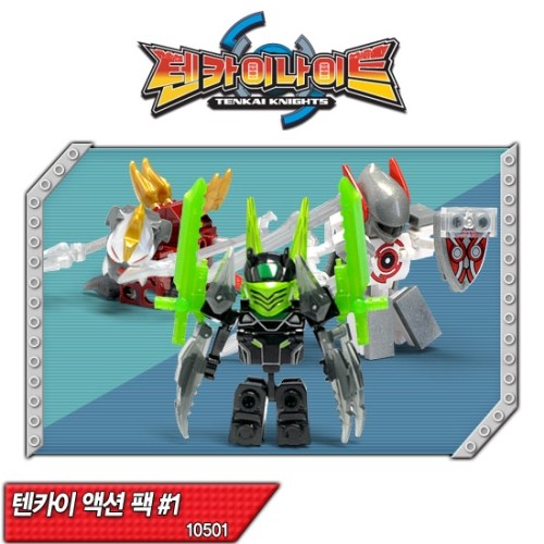 텐카이나이트 액션팩 슬라이거 가디언 노토스 가녹스