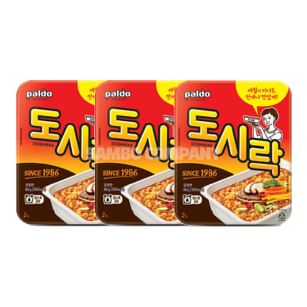 팔도 도시락 컵라면 86g 3개
