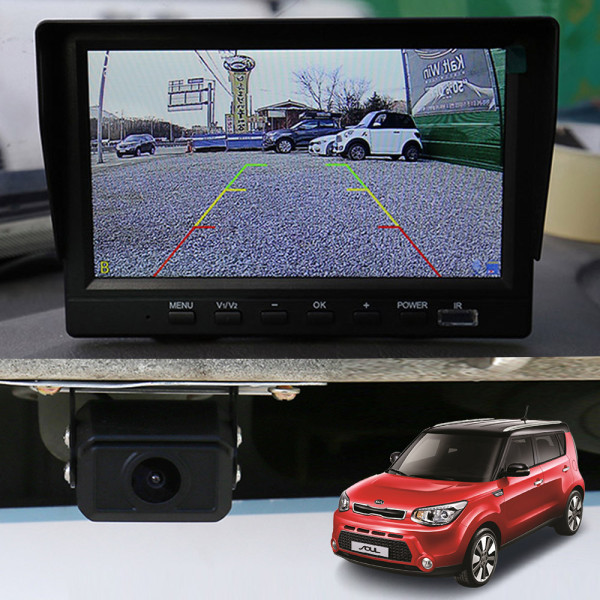 올뉴쏘울 일체형블랙박스 호환 호크7인치