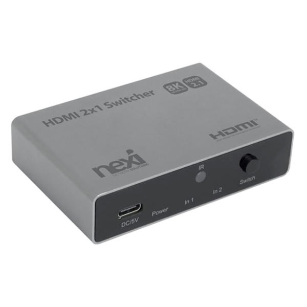 8K HDMI V2.1 모니터 선택기 2대1 오디오지원