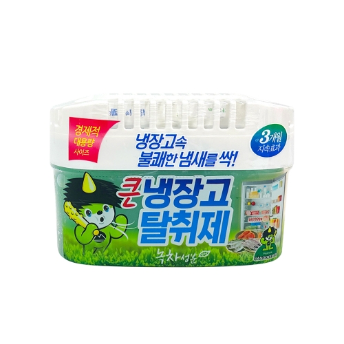 산도깨비 큰 냉장고 탈취제 녹차 420g 박스 12개