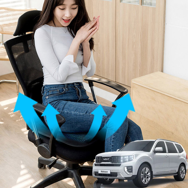더뉴모하비 시원한쿨링팬 메쉬 쿨링방석 호환