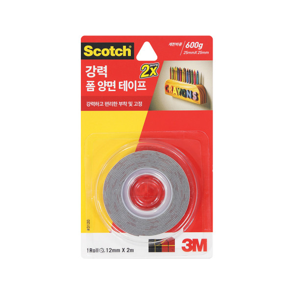 3M 스카치 강력 폼 양면 테이프 3215 (24mm x 1.5m)