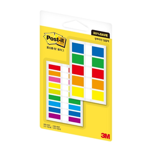 3M 포스트잇 플래그 알뜰팩 683 5KP 9KP 5KP 1 9KP 1