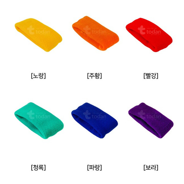 (TD) (학습부자재) 스캐터 밴드 (6색3개씩 총 18개입)