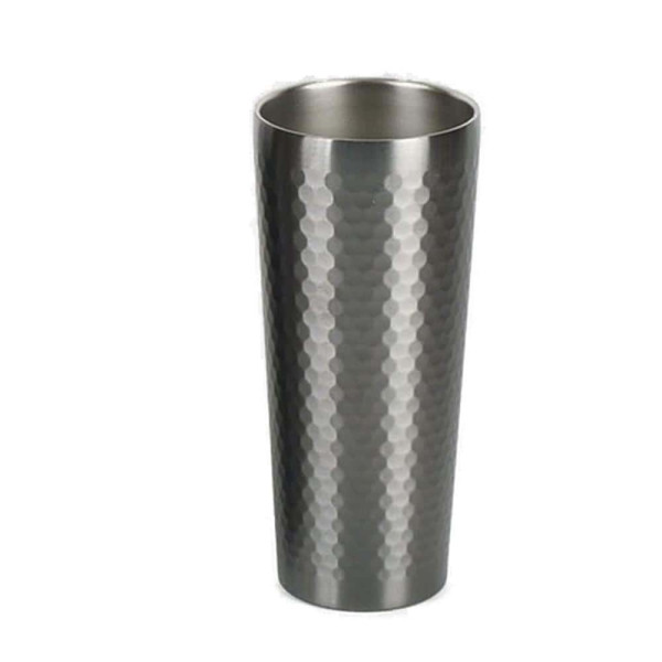 벌집무늬 이중진공 블랙 스텐컵 510ml