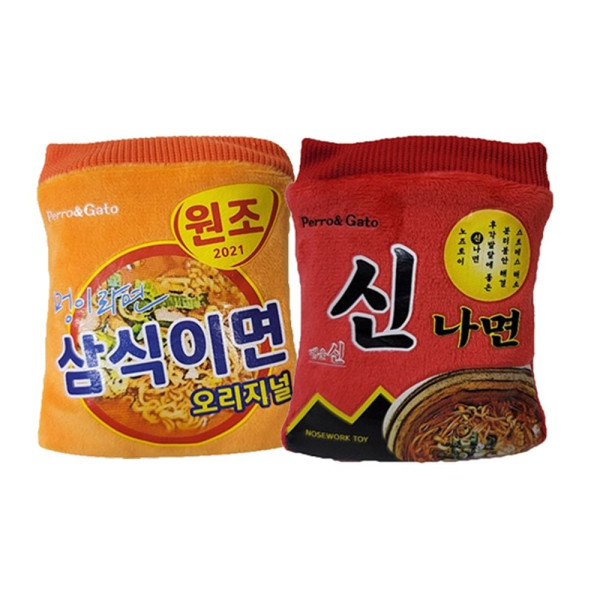 재미있는 라면봉지 노즈워크