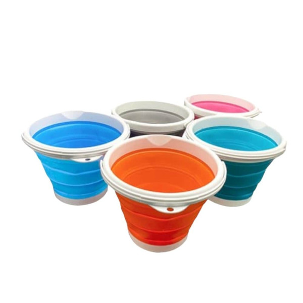접이식 원형 바스켓 물통 중형 5L