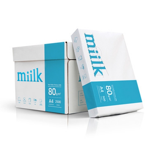 한국제지 밀크복사지 A4 80g 500매 210 297mm