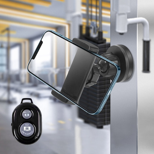 자석 헬스장 거치대 블루투스 리모컨 세트 GD 12716