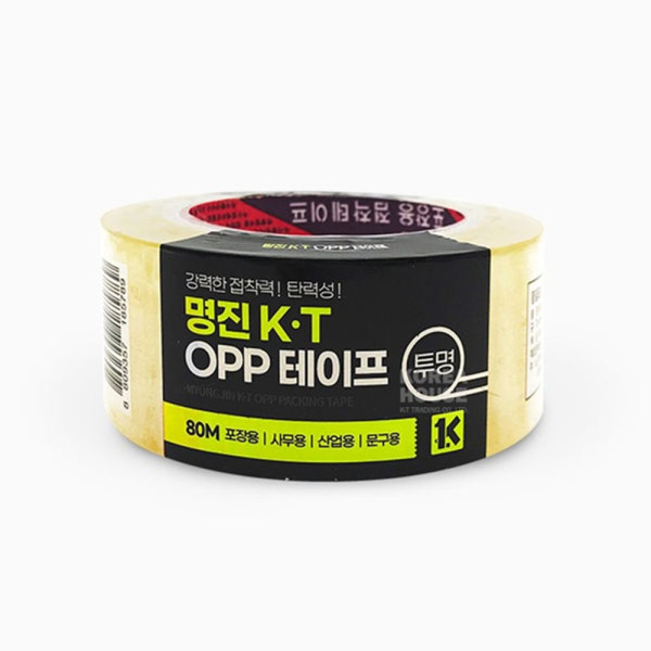 명진KT OPP 박스 테이프 투명 48x80m