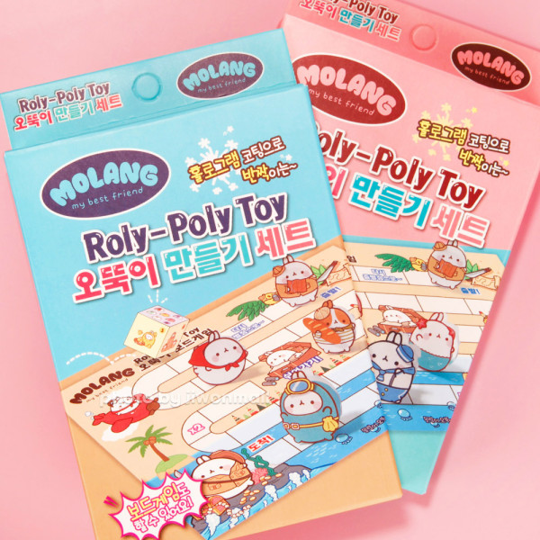 몰랑 롤리폴리 오뚝이 만들기세트-12EA