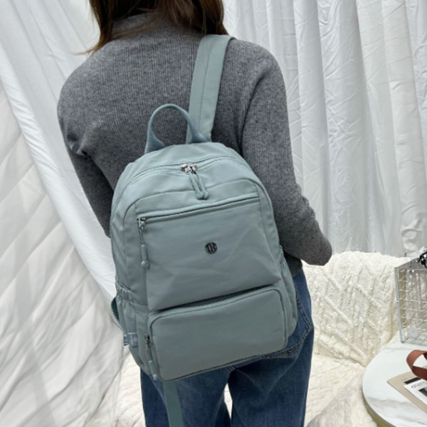 데일리 여성 책 가방 나일론 여행용 백팩 블루