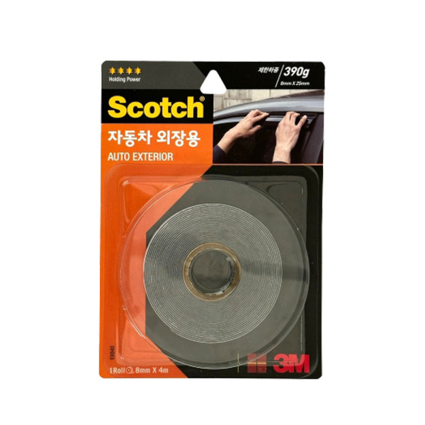 3M 강력 폼 양면테이프 차량 외장용 EX840 8mm x 4m
