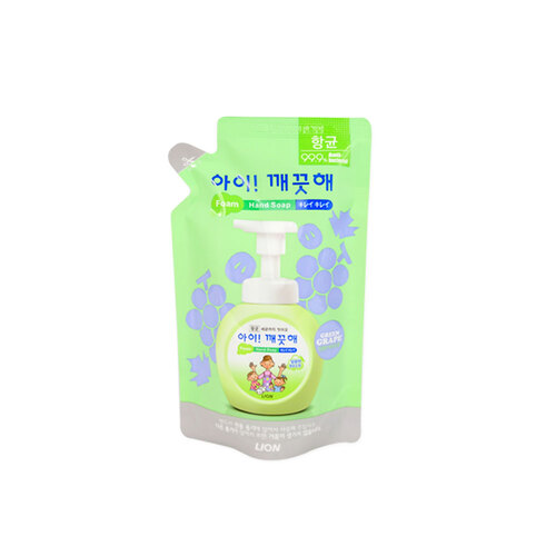 아이깨끗해리필 200ml 청포도향 유아핸드워시 핸드워시 거품비누 손세정제