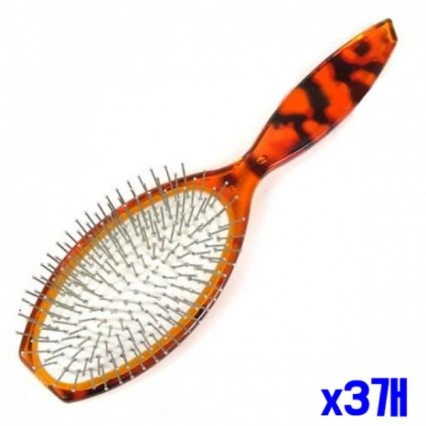 호피무늬 철 쿠션빗 대형 x3개