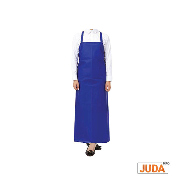 H형 우레탄 방수 앞치마 무광 특대형 파랑