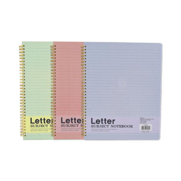 절취스프링 노트(Letter 좌철 90매 옥스포드)