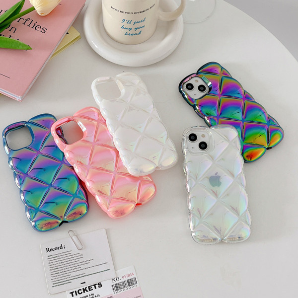 아이폰 럼버스 패턴 컬러 TPU 케이스