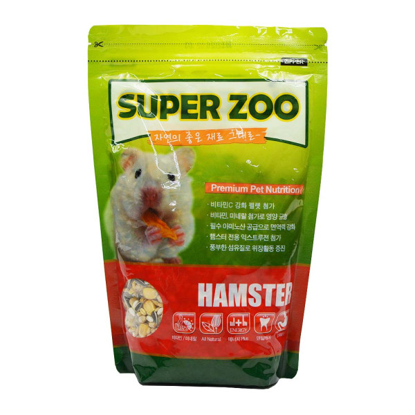 슈퍼주 햄스터 배합사료 600g