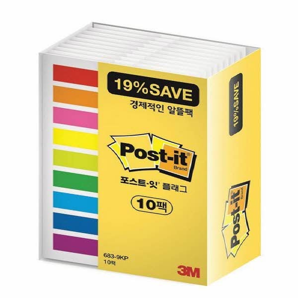 3M 플래그알뜰팩 683-9KP(683-9KP 10개)