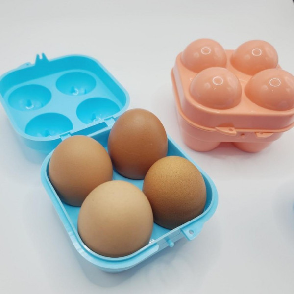 MISO 휴대용 에그케이스 4구 캠핑용 계란보관통 MM-50060