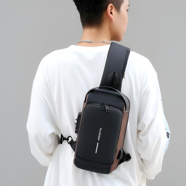 피럼프스 빅 검브라운 크로스백 남성 여성 데일리 학생 직장인