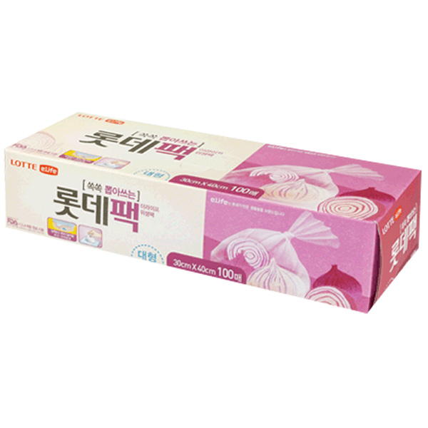 롯데팩(알뜰형)30x40x100매