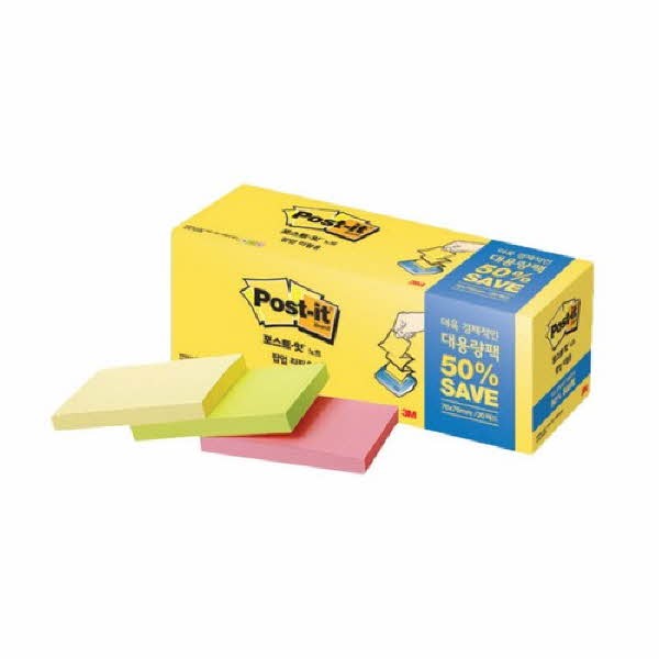 포스트잇 강한점착용 팝업리필용 대용량팩 KR330-20A