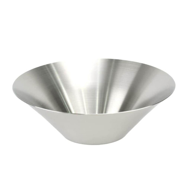 업소용 고급 샤틴무광 스텐 빙수 샐러드볼 24.0cm