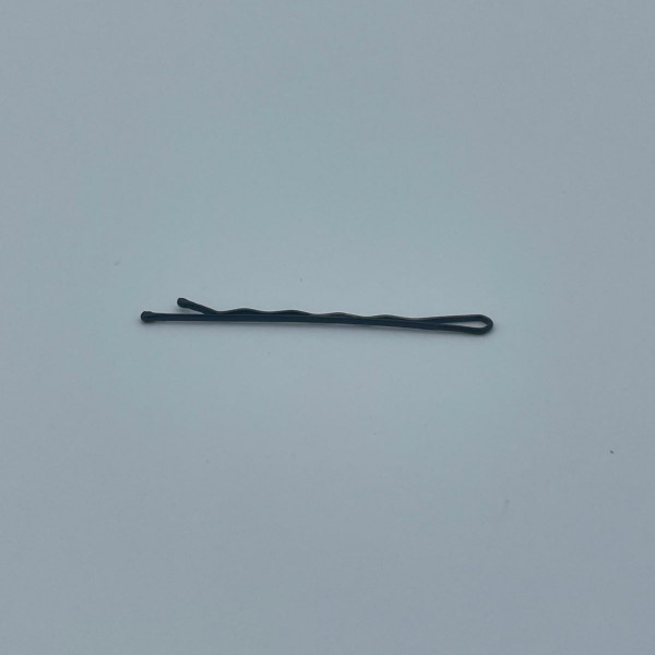 앞머리 고정 사이드 웨이브 핀 헤어핀 블랙 6cm