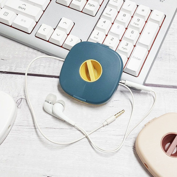케이블 정리 케이스 1개(색상랜덤)