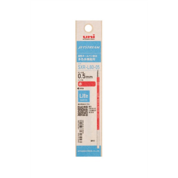 제트스트림 라이트터치 멀티 리필 0.5 적 SXR-L80-05