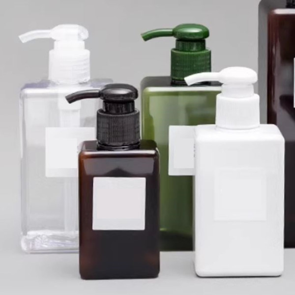 다용도 샴푸 린스 화장품 소분 리필 공병 450ml 투명