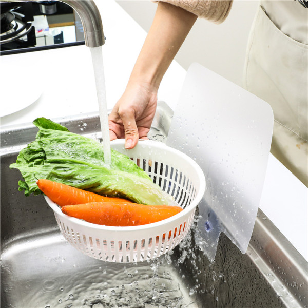 주방 설거지 물막이 물튀김 방지 가드 흡착 파일