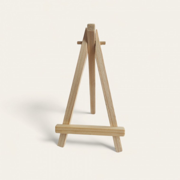 TLGO 원목 미니이젤 나무 액자받침대 탁상용이젤 소품거치대 8X15cm