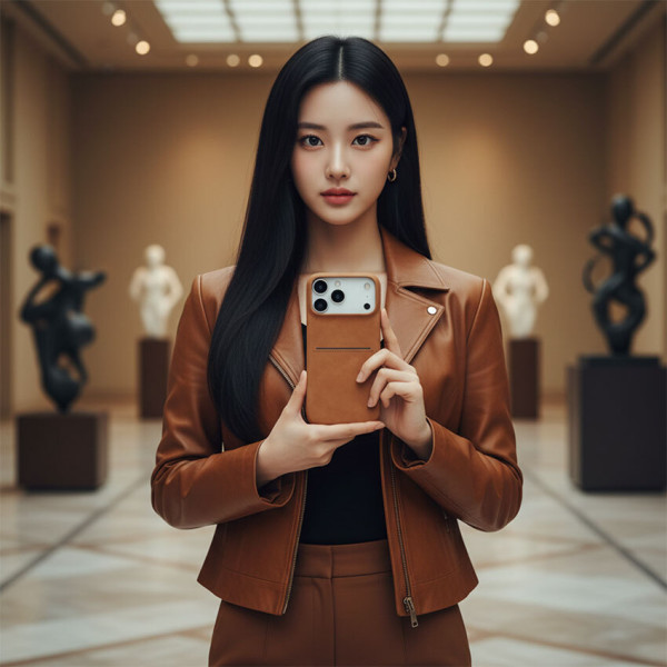 아이폰 루미에르 스웨이드 카드포켓 케이스