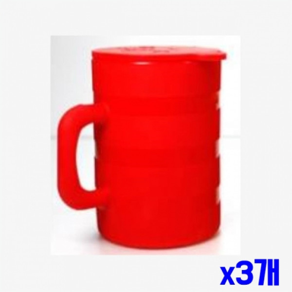 부드러운 반투명 실리콘 컵 300ml x3개 유아동식기