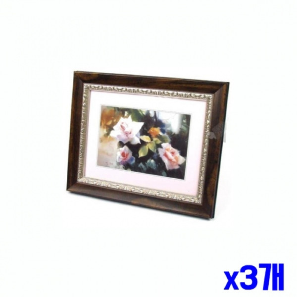 다크우드 원목 액자 19.9x24.9cm x3개 탁상용액자