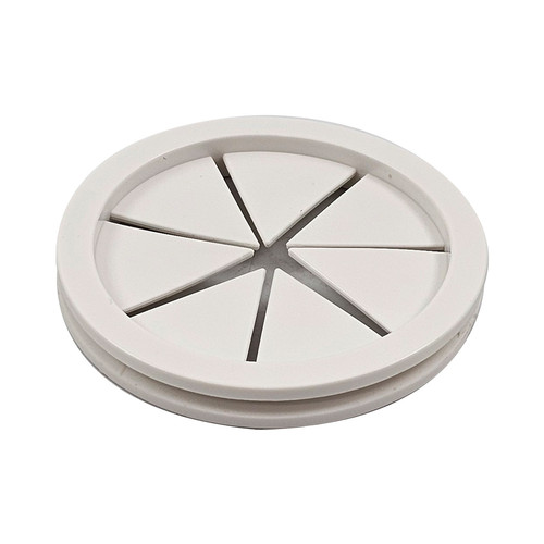 테이블 책상 전선캡 60mm 연질 PVC 백색 3T용 전선캡60파이3T용-백색
