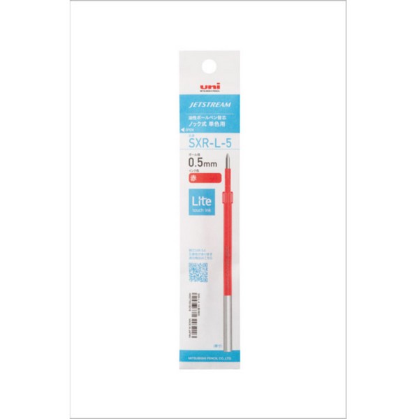 미쯔비시 제트스트림 라이트터치 리필 0.5 적SXR-L-5