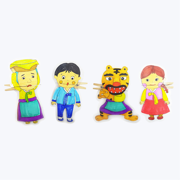 (TD) 하비 종이인형집게놀이(1인세트)