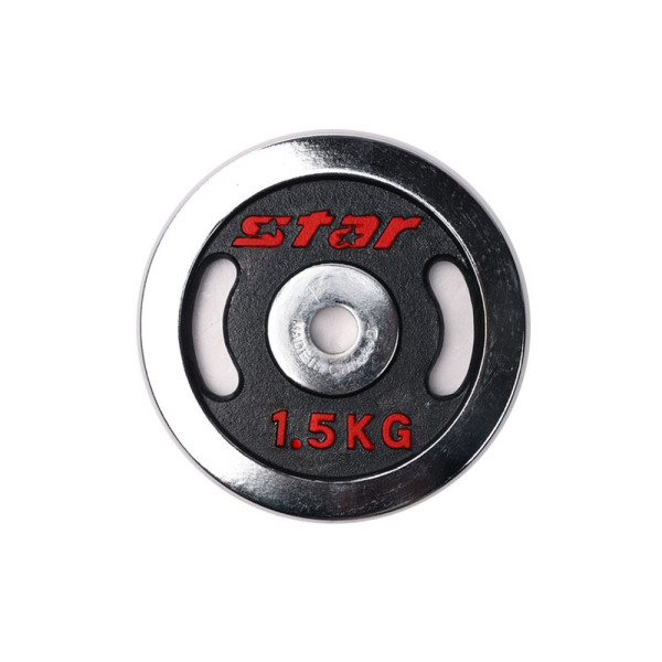 스타스포츠 바벨원판 도금원판 1 5kg ER501 역기원판 웨이트원판 홈트