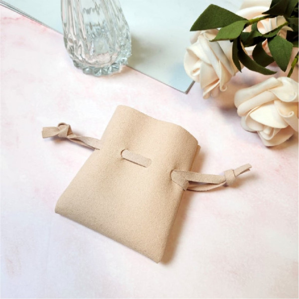 극세사 주얼리 주머니 7cmx8cm 누드핑크