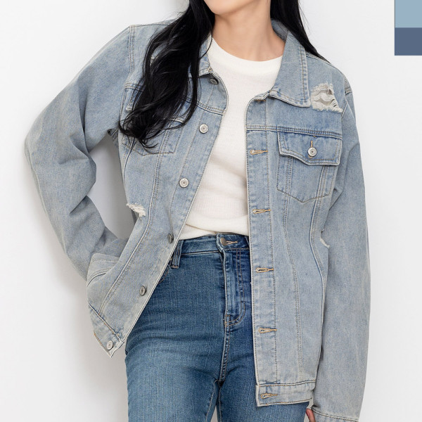 JMM 520G 여자헤지워싱청자켓