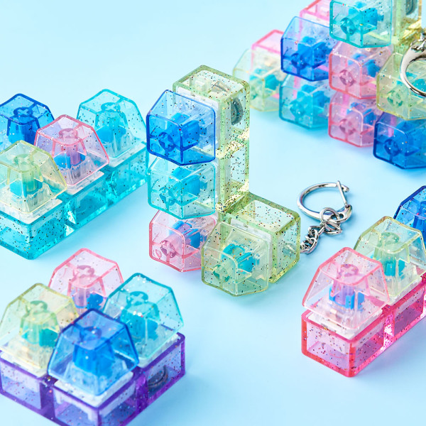 테트리스 LED 키보드 딸깍이-12EA