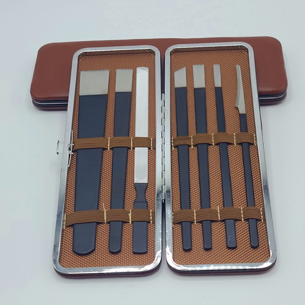 패디큐어 패디나이프 7종 고급케이스 전문가용 MM-40001